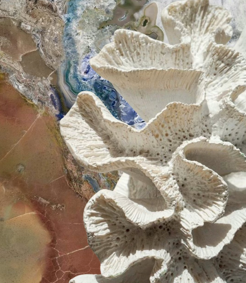 Art Paint 'Natural Geography' | A Poem of Geological Time Written on the Wall